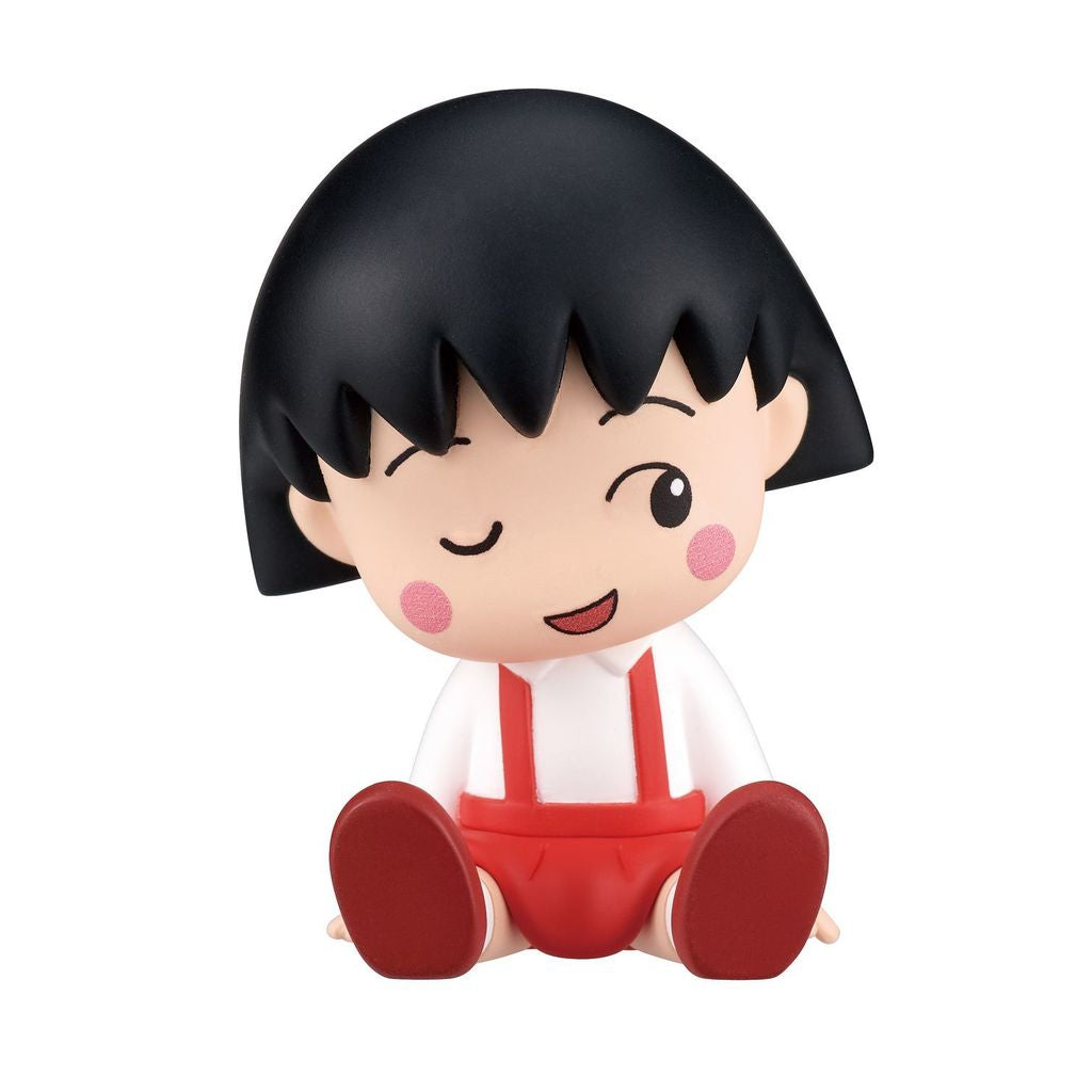 日本 櫻桃小丸子倚肩公仔P2 扭蛋 櫻桃小丸子 公仔 模型 辦公桌小物
