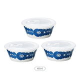 美濃燒 Blossom 陶瓷沙拉碗 附蓋∣480ml + 260ml 飯碗 日式餐具