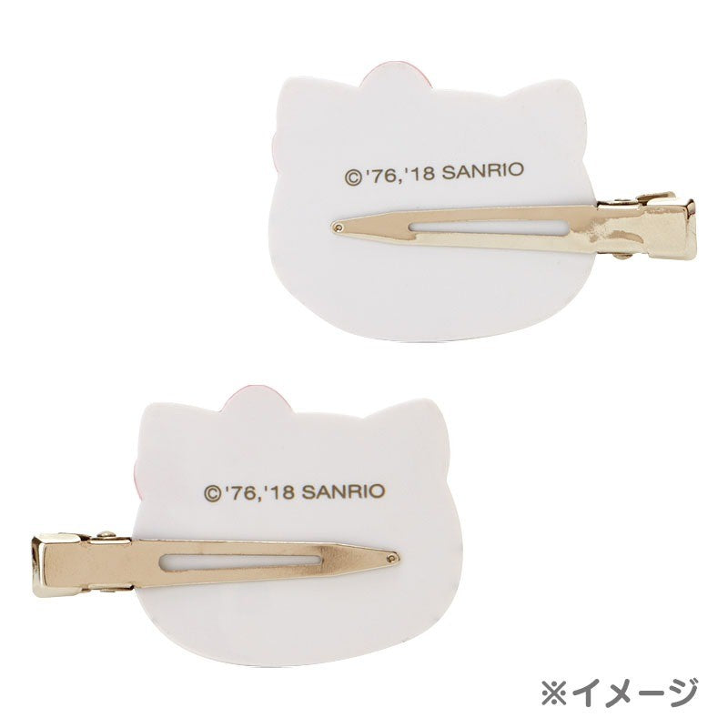 日本 三麗鷗 Sanrio 髮夾 一組2入 | 瀏海夾 少女髮夾 造型髮夾 髮飾 酷洛米 kitty