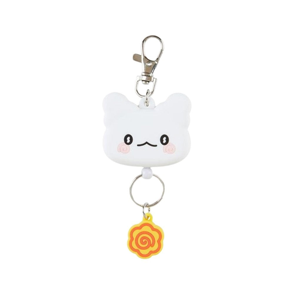 日本 正版三麗鷗 矽膠伸縮鑰匙圈 | Sanrio 易拉扣 鑰匙扣 酷洛米 美樂蒂 凱蒂貓