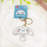 日本 正版三麗鷗 矽膠伸縮鑰匙圈 | Sanrio 易拉扣 鑰匙扣 酷洛米 美樂蒂 凱蒂貓