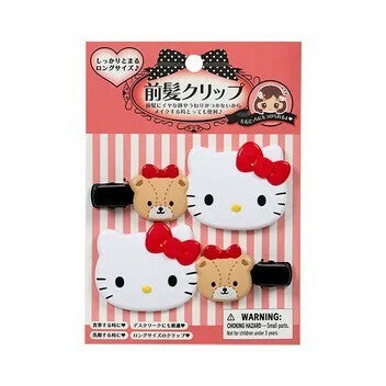 日本 三麗鷗 Sanrio 髮夾 一組2入 | 瀏海夾 少女髮夾 造型髮夾 髮飾 酷洛米 kitty