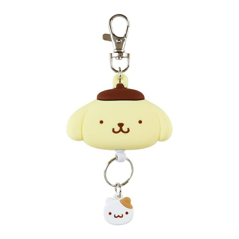 日本 正版三麗鷗 矽膠伸縮鑰匙圈 | Sanrio 易拉扣 鑰匙扣 酷洛米 美樂蒂 凱蒂貓