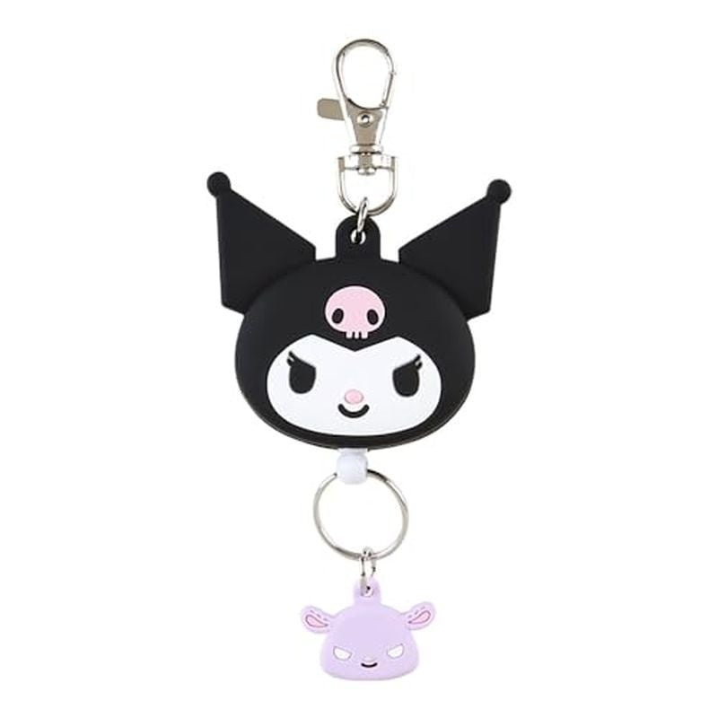 日本 正版三麗鷗 矽膠伸縮鑰匙圈 | Sanrio 易拉扣 鑰匙扣 酷洛米 美樂蒂 凱蒂貓