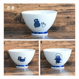 日本製 波佐見燒 KYU-JISTU系列 人類與貓碗 | 陶瓷碗 湯碗 飯碗 逸品社 天龍窯