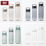 日本 MUJI 無印良品 手提刻度水壺 四色｜手提水壺 直飲水壺 透明水壺 運動水壺