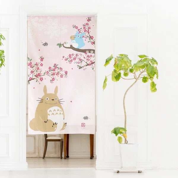 日本 龍貓門簾 85X150cm TOTORO｜臥室門簾 客廳門簾 廚房門簾