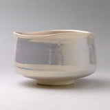 日本製 美濃燒 高級感光澤 白光彩抹茶碗 | 抹茶碗 抹茶道具 Matcha Bowl