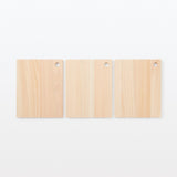 日本 無印良品 MUJI 檜木 薄型 小砧板 | 輕巧、薄型、好收納 薄型砧板 露營料理板 附掛孔