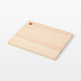 日本 無印良品 MUJI 檜木 薄型 小砧板 | 輕巧、薄型、好收納 薄型砧板 露營料理板 附掛孔