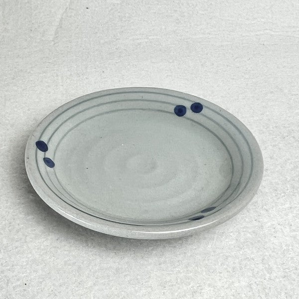 日本製【六魯 rokuro】約11公分陶器豆皿｜釉色質感文青小碟 醬料碟 小菜碟 點心碟 醬油碟