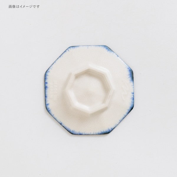 日本製 美濃燒 藍月白 日系質感 八角 陶瓷 小碟｜陶瓷小盤 醬料碟 點心盤 小菜碟 沙拉碟
