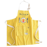 ANDPACKABLE 棉質復古印花圍裙 約80×80cm｜日常居家廚房圍裙 料理圍裙 BBQ戶外圍裙