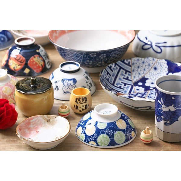 日本製 美濃燒 開運吉祥 福來貓頭鷹陶瓷飯碗 | 湯碗 日式陶瓷碗 餐碗 陶瓷餐具 可微波洗碗機
