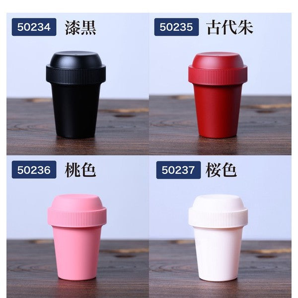 日本製 加賀山中塗 抹茶專用搖搖杯 50ml 10～20次輕鬆搖勻｜抹茶杯 抹茶搖搖杯