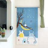 日本 龍貓門簾 85X150cm TOTORO｜臥室門簾 客廳門簾 廚房門簾