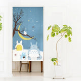 日本 龍貓門簾 85X150cm TOTORO｜臥室門簾 客廳門簾 廚房門簾