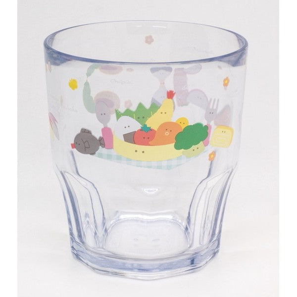 日本製 OSK 耐熱兒童透明水杯300ml 星之卡比 水族館 便當小菜｜漱口杯 飲料杯
