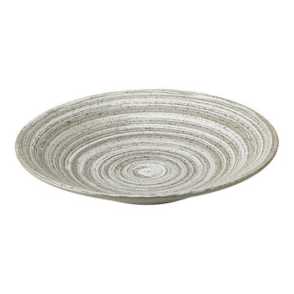 日本製 cierto 美濃燒 舞系列餐盤 19.5cm | 義大利麵盤 早餐盤 圓盤