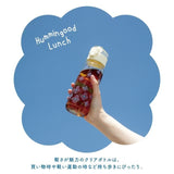 日本 BISQUE 透明可愛彩色花朵水壺520ml｜可冷凍 冷水壺 彈蓋水壺 直飲水壺 透明水壺