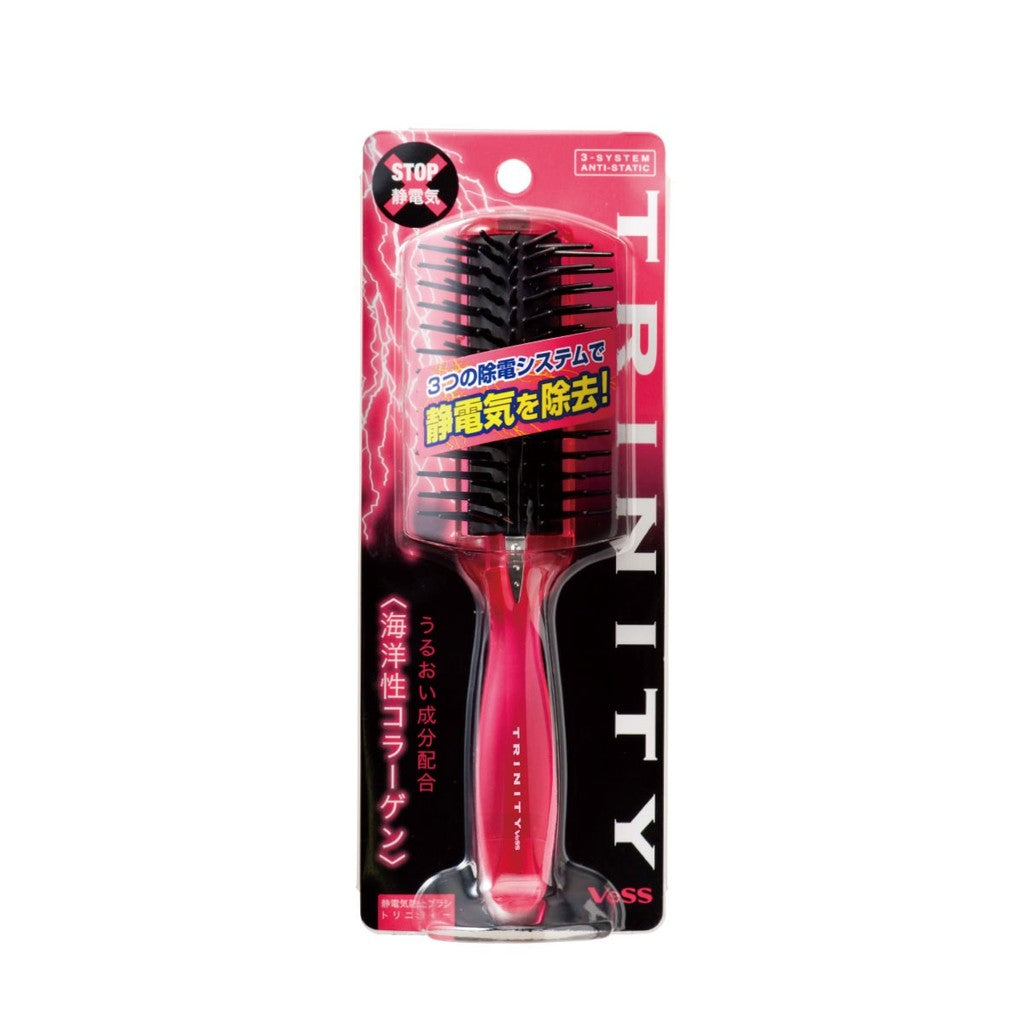 日本製 VeSS 防靜電梳 TY-980 | 梳子 美髮梳 TRINITY 7排梳 護髮梳
