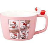 日本 Sanrio 三麗鷗 杯緣子馬克杯 300ml | 陶瓷杯 水杯 四格漫畫 湯杯