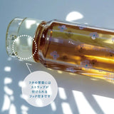日本 BISQUE 透明可愛彩色花朵水壺520ml｜可冷凍 冷水壺 彈蓋水壺 直飲水壺 透明水壺
