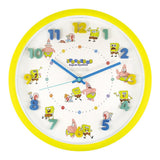 可愛卡通造型掛鐘 30cm 時鐘 卡通時鐘 壁掛時鐘 連續秒針 迪士尼 兒童房 客廳