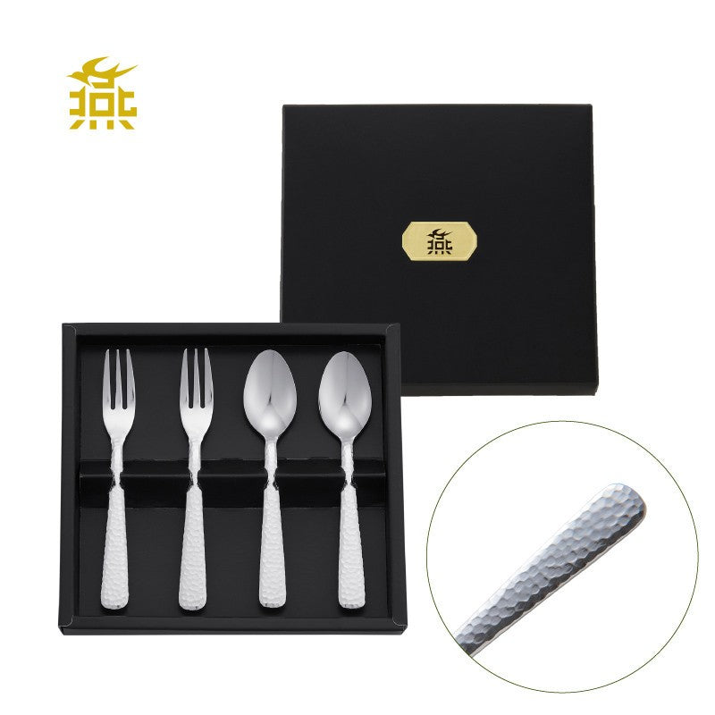 日本製 燕匠 不鏽鋼餐具 叉子 湯匙│送禮禮盒