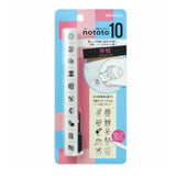 日本 SHACHIHATA 寫吉達 nototo 10 手帳印章 | 印章組 數字印章 手帳