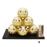 龍虎堂 幸福團子擺飾│金運版 招財貓  達摩 貓頭鷹 青蛙