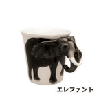 動物園區耐熱馬克杯｜熊貓、猴子、大象、大猩猩、長頸鹿 - 富士通販