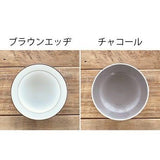 日本美濃燒｜灰、白 典雅線條圓盤 - 富士通販