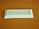 日本製 美濃燒 陶瓷 雞蛋花圖樣 長盤 - 富士通販