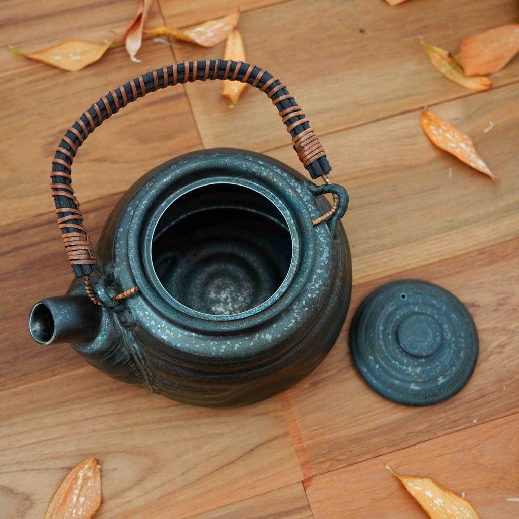 日本製 BLUT'S rokuro 六魯 黑鐵 陶瓷茶壺｜1800cc - 富士通販