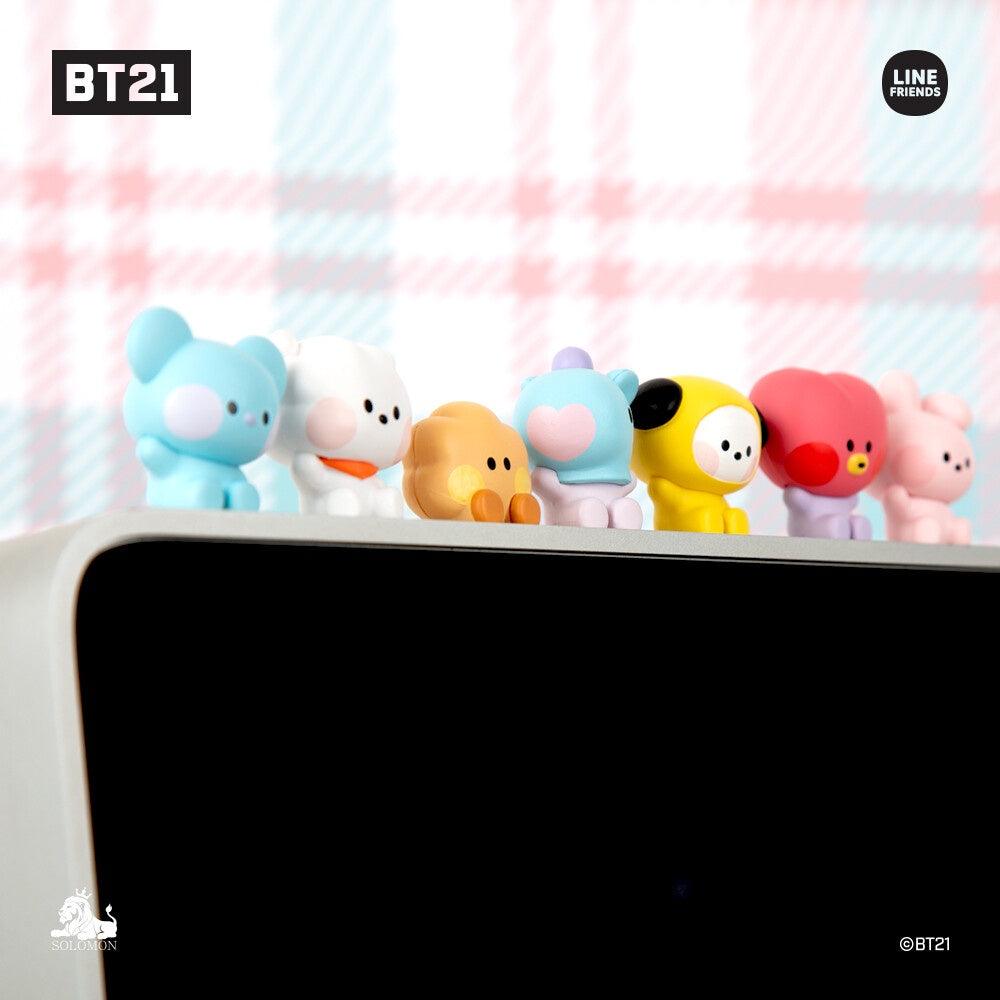 BT21 minini 電腦螢幕裝飾公仔｜防彈少年團 BTS 蛋糕裝飾 - 富士通販