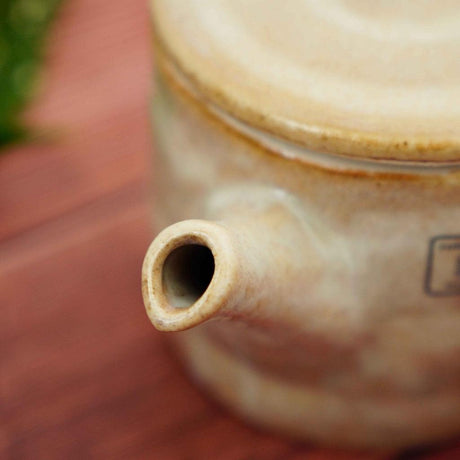 日本製 六魯 復古奶茶色 日式茶壺 - 富士通販