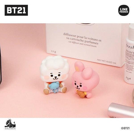 BT21 寶寶系列 電腦螢幕裝飾公仔｜防彈少年團 BTS 汽車裝飾 蛋糕裝飾 - 富士通販